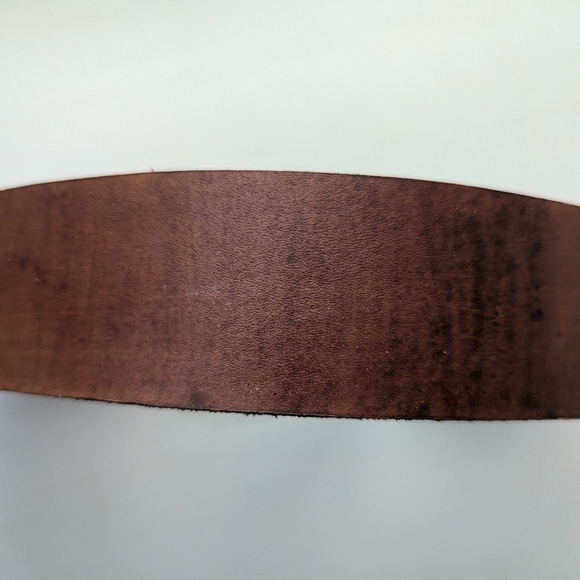 leather belt size 34, NWOT, Buckle Not Included - Picture 3 of 4